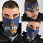 Basketball Custom Brisbane Neck Gaiter Simple Australian Dot Art LT9