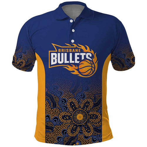 Basketball Custom Brisbane Polo Shirt Simple Australian Dot Art - Aussie Hoodie