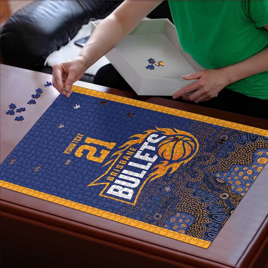 Basketball Custom Brisbane Puzzle Simple Australian Dot Art LT9