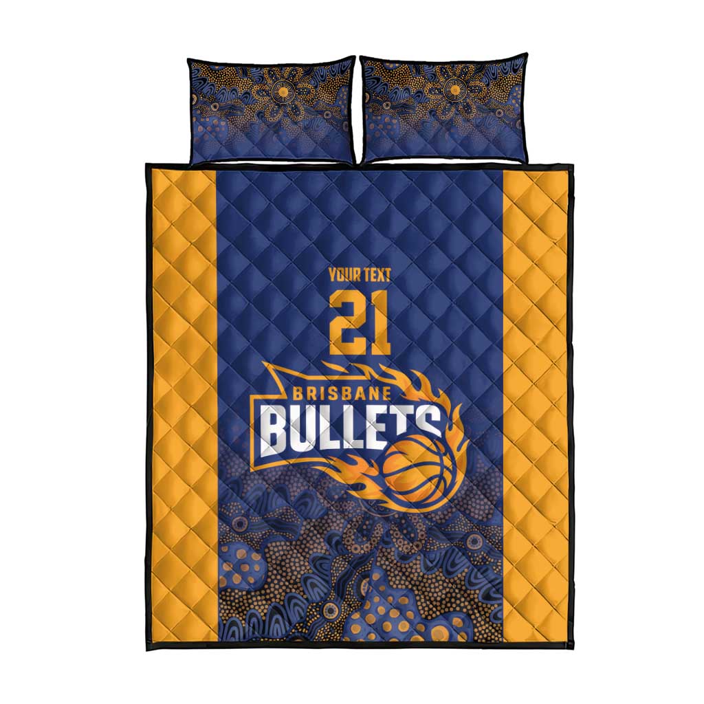 Basketball Custom Brisbane Quilt Bed Set Simple Australian Dot Art - Aussie Hoodie