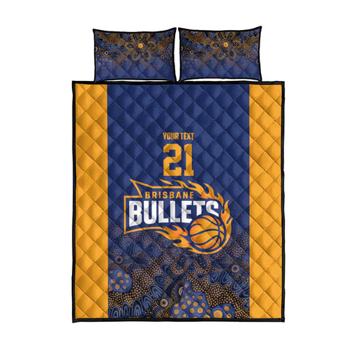 Basketball Custom Brisbane Quilt Bed Set Simple Australian Dot Art - Aussie Hoodie