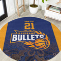 Basketball Custom Brisbane Round Carpet Simple Australian Dot Art - Aussie Hoodie