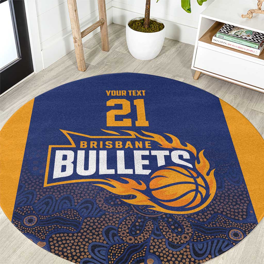 Basketball Custom Brisbane Round Carpet Simple Australian Dot Art - Aussie Hoodie