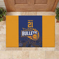 Basketball Custom Brisbane Rubber Doormat Simple Australian Dot Art - Aussie Hoodie