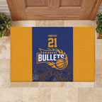 Basketball Custom Brisbane Rubber Doormat Simple Australian Dot Art - Aussie Hoodie