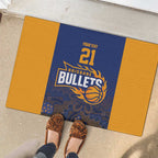 Basketball Custom Brisbane Rubber Doormat Simple Australian Dot Art - Aussie Hoodie