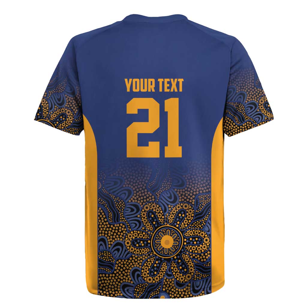 Basketball Custom Brisbane Rugby Jersey Simple Australian Dot Art - Aussie Hoodie