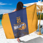 Basketball Custom Brisbane Sarong Simple Australian Dot Art - Aussie Hoodie