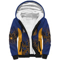 Basketball Custom Brisbane Sherpa Hoodie Simple Australian Dot Art - Aussie Hoodie