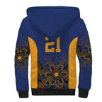 Basketball Custom Brisbane Sherpa Hoodie Simple Australian Dot Art - Aussie Hoodie