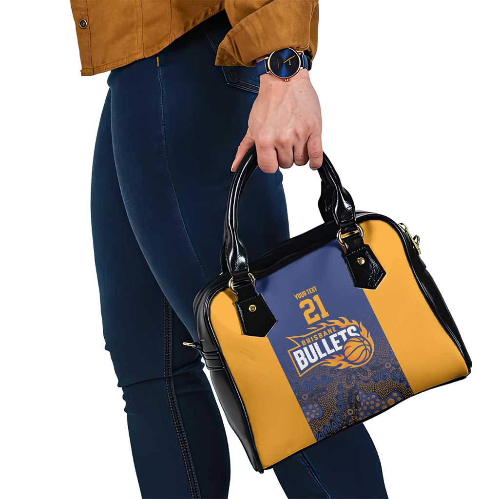 Basketball Custom Brisbane Shoulder Handbag Simple Australian Dot Art - Aussie Hoodie