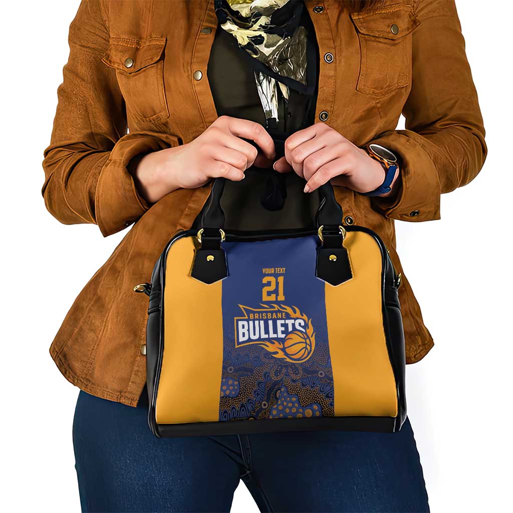 Basketball Custom Brisbane Shoulder Handbag Simple Australian Dot Art - Aussie Hoodie