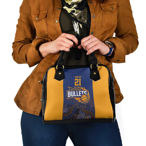 Basketball Custom Brisbane Shoulder Handbag Simple Australian Dot Art - Aussie Hoodie