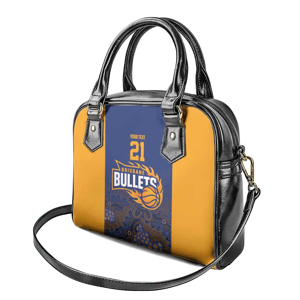 Basketball Custom Brisbane Shoulder Handbag Simple Australian Dot Art - Aussie Hoodie