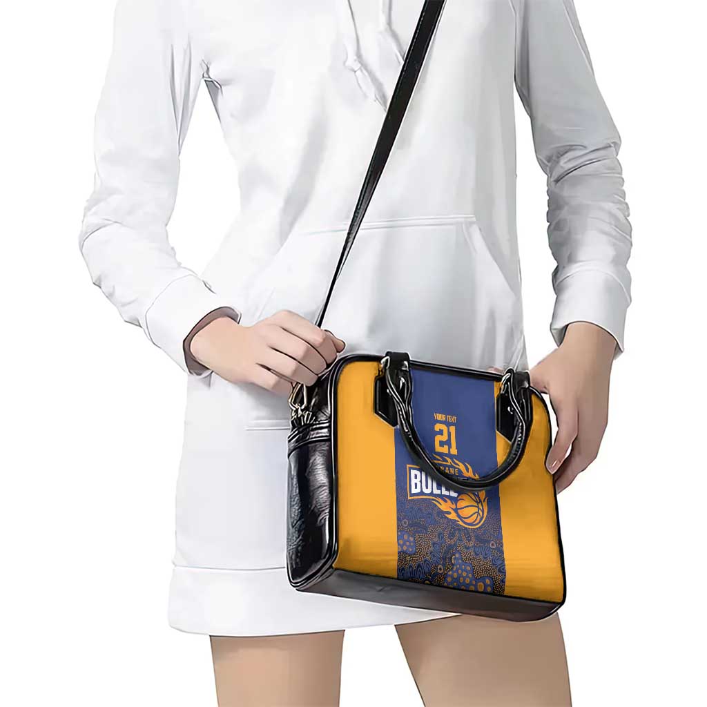 Basketball Custom Brisbane Shoulder Handbag Simple Australian Dot Art - Aussie Hoodie