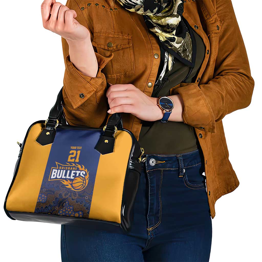 Basketball Custom Brisbane Shoulder Handbag Simple Australian Dot Art - Aussie Hoodie