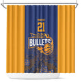 Basketball Custom Brisbane Shower Curtain Simple Australian Dot Art - Aussie Hoodie