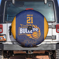 Basketball Custom Brisbane Spare Tire Cover Simple Australian Dot Art - Aussie Hoodie