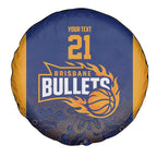 Basketball Custom Brisbane Spare Tire Cover Simple Australian Dot Art - Aussie Hoodie