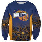 Basketball Custom Brisbane Sweatshirt Simple Australian Dot Art - Aussie Hoodie