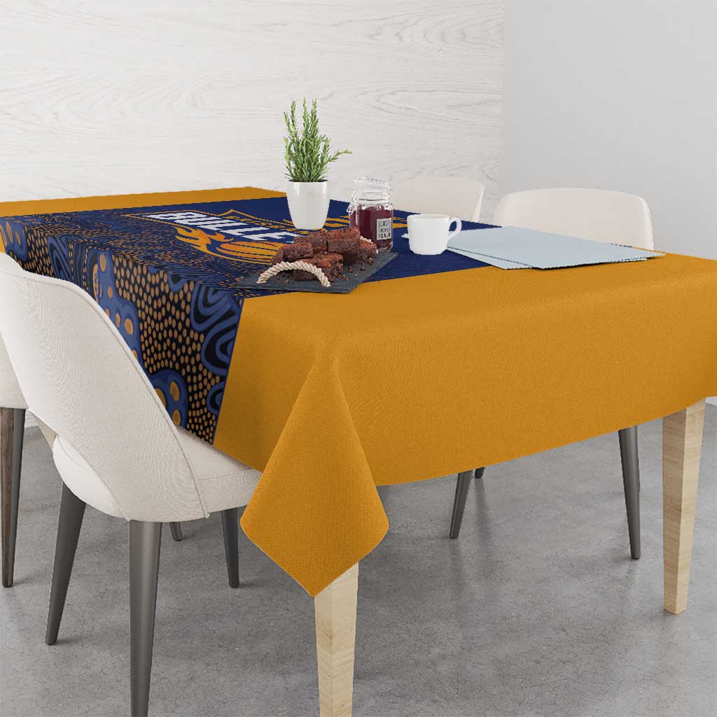 Basketball Custom Brisbane Tablecloth Simple Australian Dot Art - Aussie Hoodie