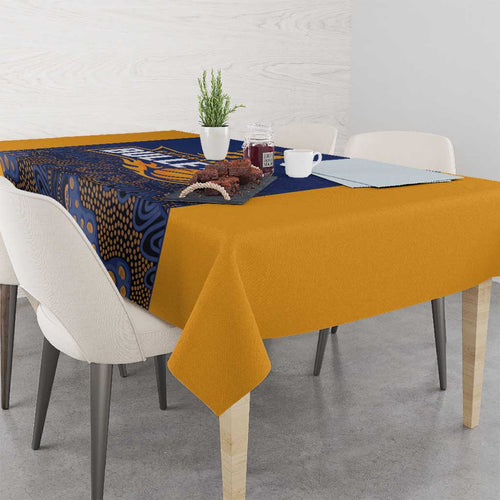Basketball Custom Brisbane Tablecloth Simple Australian Dot Art - Aussie Hoodie