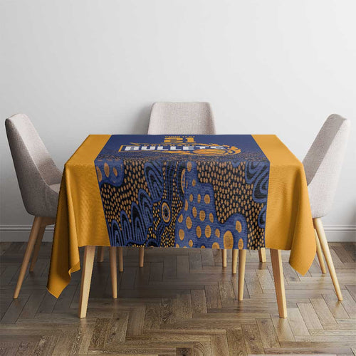 Basketball Custom Brisbane Tablecloth Simple Australian Dot Art - Aussie Hoodie