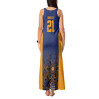 Basketball Custom Brisbane Tank Maxi Dress Simple Australian Dot Art - Aussie Hoodie
