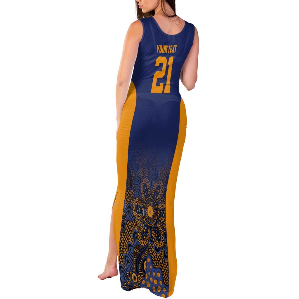 Basketball Custom Brisbane Tank Maxi Dress Simple Australian Dot Art - Aussie Hoodie