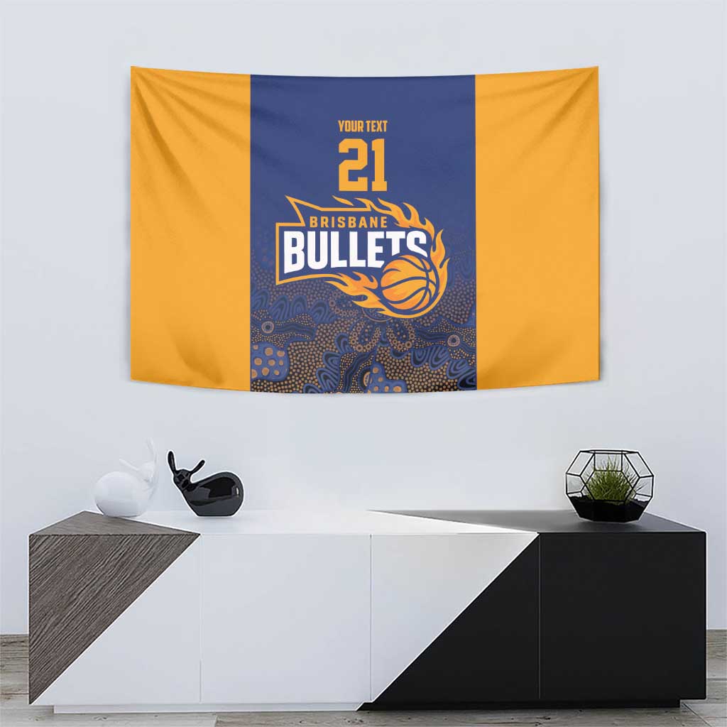 Basketball Custom Brisbane Tapestry Simple Australian Dot Art - Aussie Hoodie