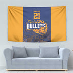Basketball Custom Brisbane Tapestry Simple Australian Dot Art - Aussie Hoodie