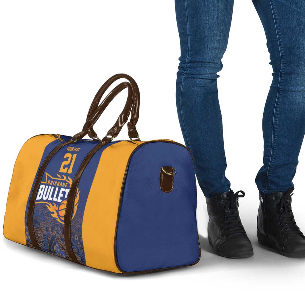Basketball Custom Brisbane Travel Bag Simple Australian Dot Art - Aussie Hoodie