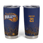 Basketball Custom Brisbane Tumbler Cup Simple Australian Dot Art - Aussie Hoodie