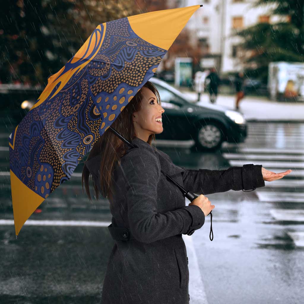 Basketball Custom Brisbane Umbrella Simple Australian Dot Art - Aussie Hoodie