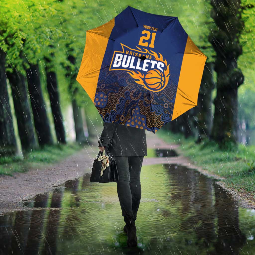 Basketball Custom Brisbane Umbrella Simple Australian Dot Art - Aussie Hoodie