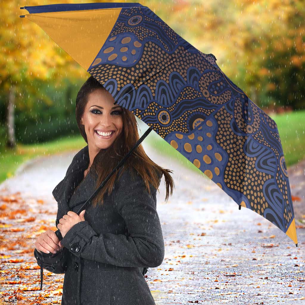 Basketball Custom Brisbane Umbrella Simple Australian Dot Art - Aussie Hoodie