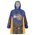 Basketball Custom Brisbane Wearable Blanket Hoodie Simple Australian Dot Art - Aussie Hoodie