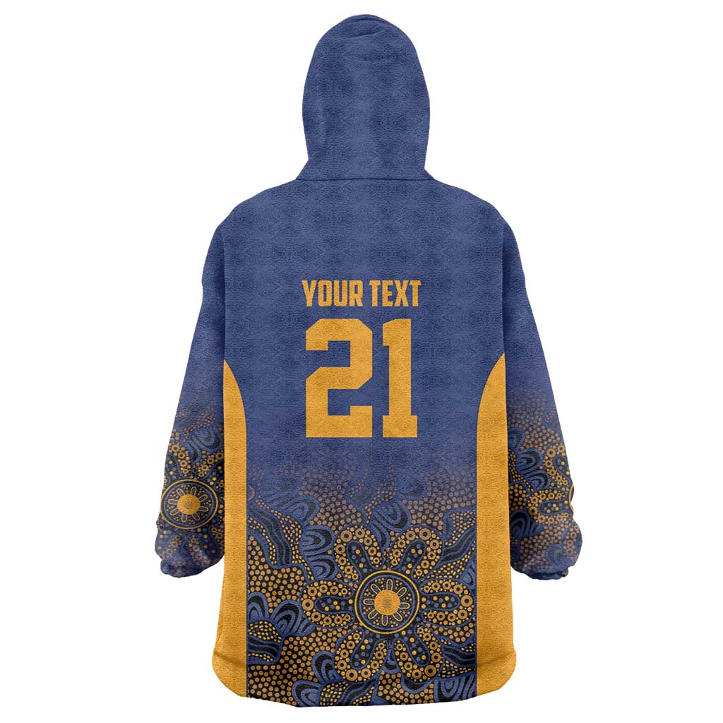 Basketball Custom Brisbane Wearable Blanket Hoodie Simple Australian Dot Art - Aussie Hoodie