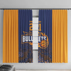 Basketball Custom Brisbane Window Curtain Simple Australian Dot Art - Aussie Hoodie
