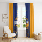 Basketball Custom Brisbane Window Curtain Simple Australian Dot Art - Aussie Hoodie
