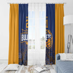 Basketball Custom Brisbane Window Curtain Simple Australian Dot Art - Aussie Hoodie