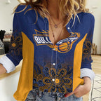 Basketball Custom Brisbane Women Casual Shirt Simple Australian Dot Art - Aussie Hoodie