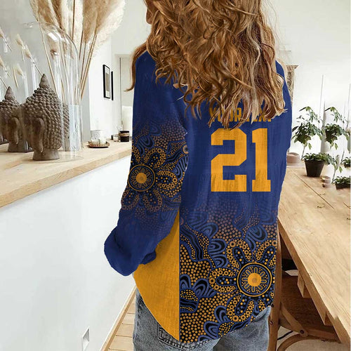 Basketball Custom Brisbane Women Casual Shirt Simple Australian Dot Art - Aussie Hoodie