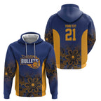 Basketball Custom Brisbane Zip Hoodie Simple Australian Dot Art - Aussie Hoodie