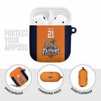 Basketball Custom Cairns AirPods Case Simple Australian Dot Art - Aussie Hoodie