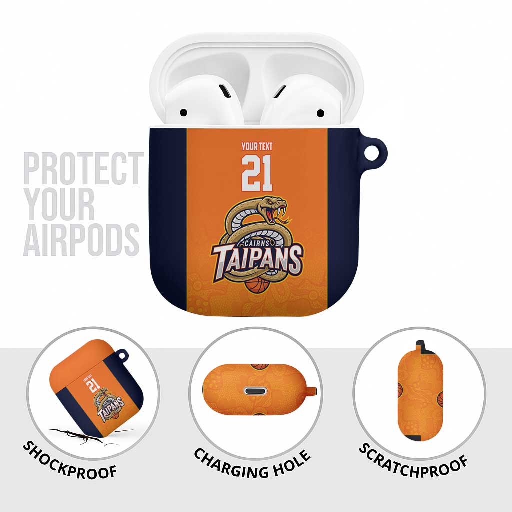 Basketball Custom Cairns AirPods Case Simple Australian Dot Art - Aussie Hoodie