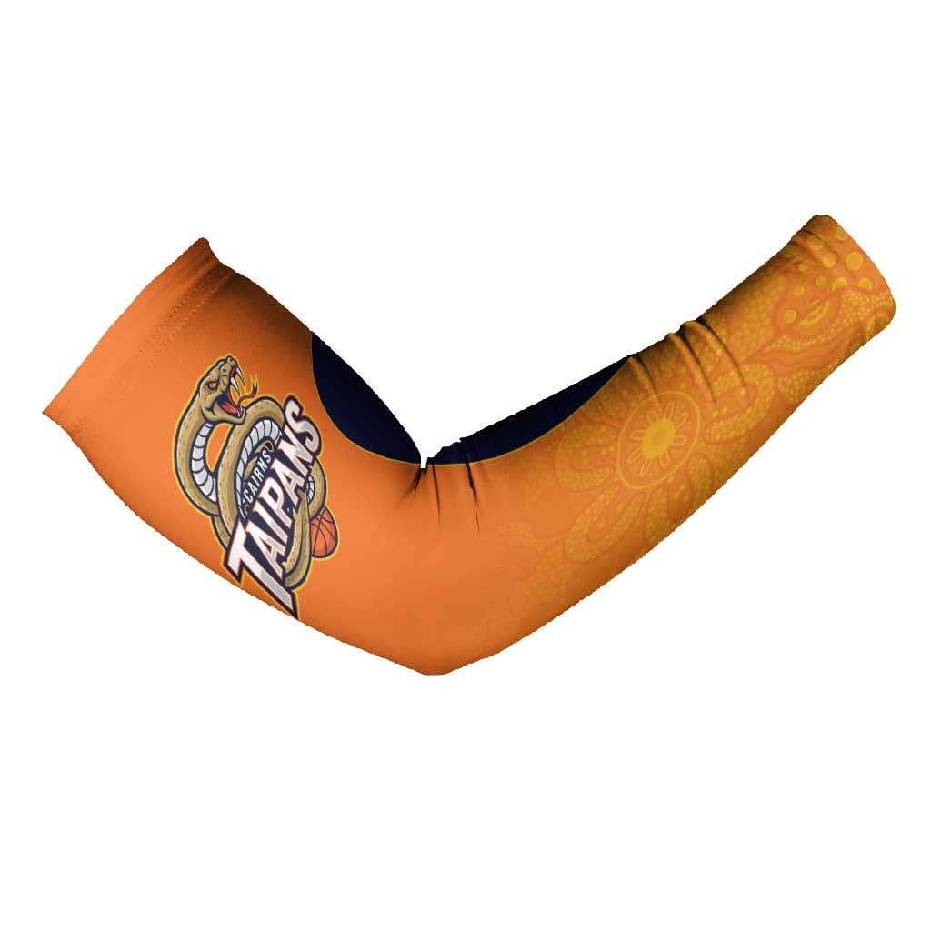 Basketball Custom Cairns Arm Sleeves Simple Australian Dot Art - Aussie Hoodie