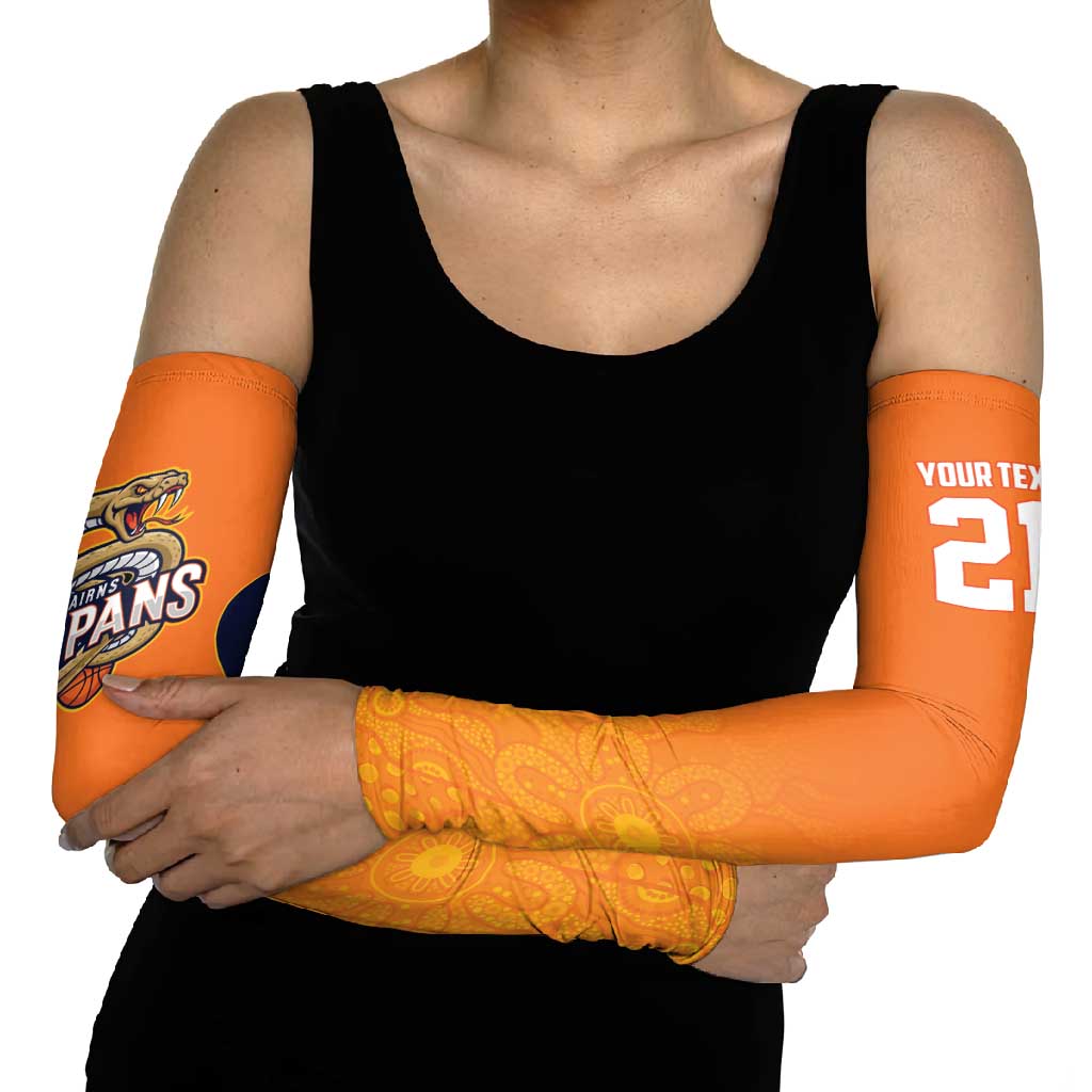 Basketball Custom Cairns Arm Sleeves Simple Australian Dot Art - Aussie Hoodie