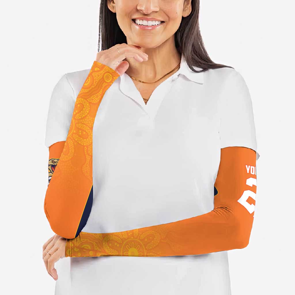 Basketball Custom Cairns Arm Sleeves Simple Australian Dot Art - Aussie Hoodie