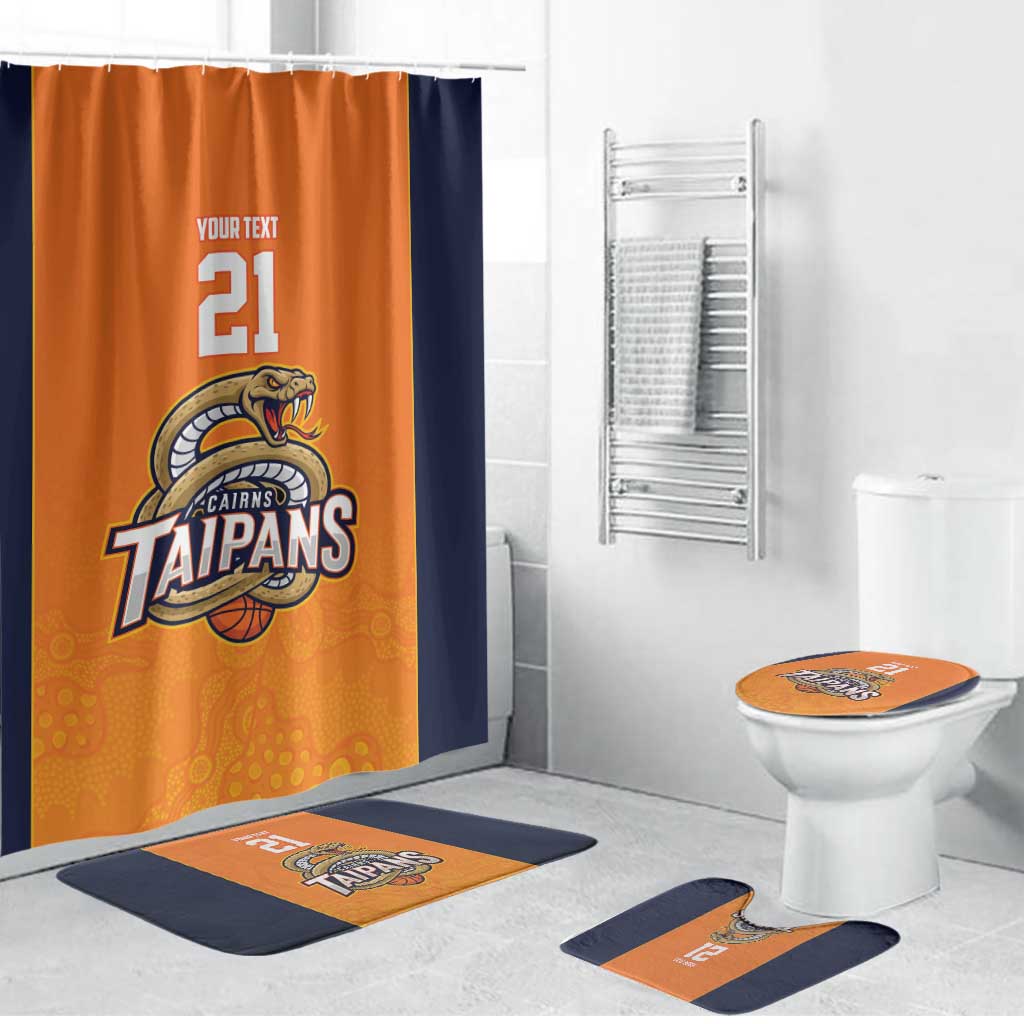 Basketball Custom Cairns Bathroom Set Simple Australian Dot Art - Aussie Hoodie